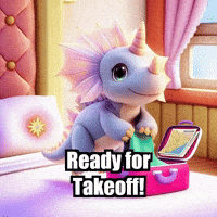 Ready For Takeoff Packing GIF by Divineasaur