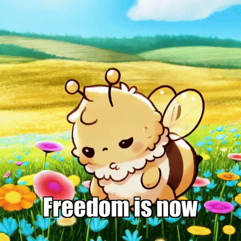 Freedom Wisdom GIF by Beelightened