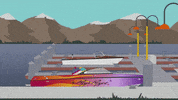 eric cartman boat GIF by South Park 