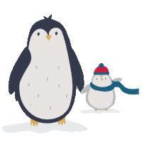 Christmas Penguins Sticker by Frugi