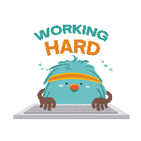 breadnbeyond work working work in progress work hard Sticker