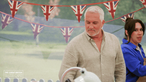 Hide Paul GIF by The Great British Bake Off
