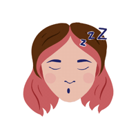 Sleepy Sticker
