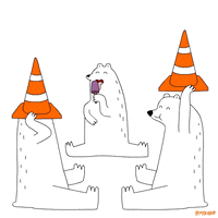 Polar Bears Party GIF by Animation Domination High-Def