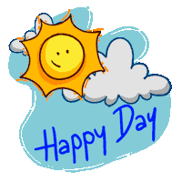 mografic_ happy day feliz dia dia feliz Sticker