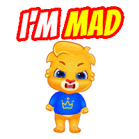 Angry Inside Out Sticker by Lucas and Friends by RV AppStudios