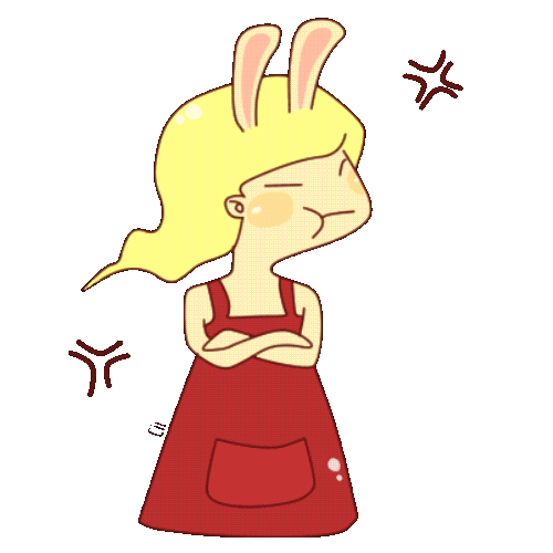 cici1206 giphyupload sad kawaii angry Sticker