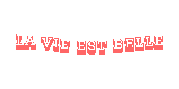 La Vie Est Belle Sticker by systaime