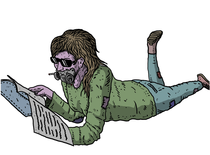 punk magazine Sticker by Harry Jow