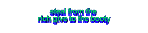 booty steal Sticker by AnimatedText