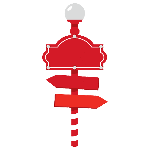 Santa Sign Sticker by Smile Pill
