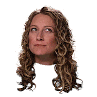 Amanda Floating Head Sticker by Originals