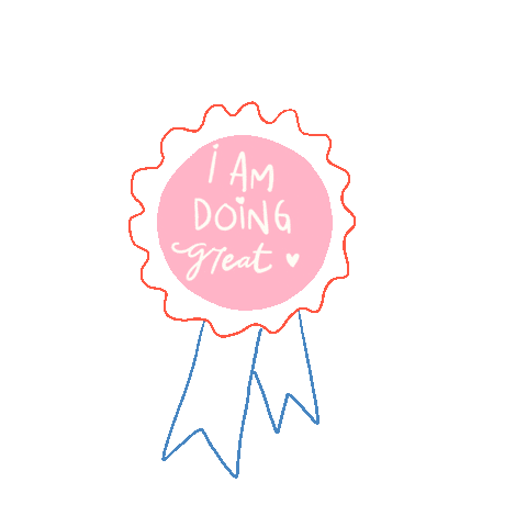 appreciation doing great Sticker by Nhena