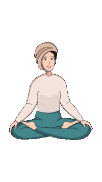 Movka enjoy freedom lifestyle meditation Sticker