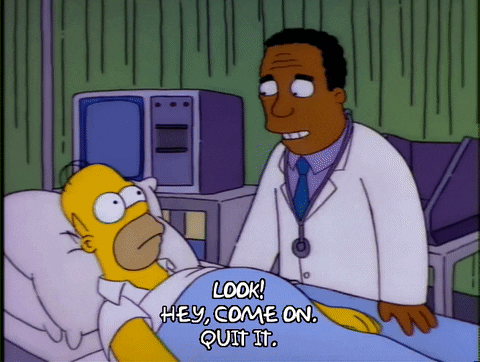 homer simpson look GIF