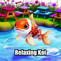 Koi Fish Relaxation GIF by TheConfishius