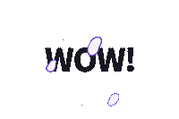 Loop Wow Sticker by meduse.agency