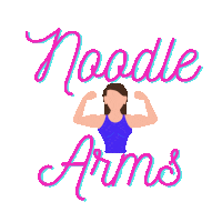 Strongwomen Noodlearms Sticker by Natalie Obando