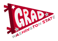 Washington State University Go Cougs Sticker by WSU Pullman
