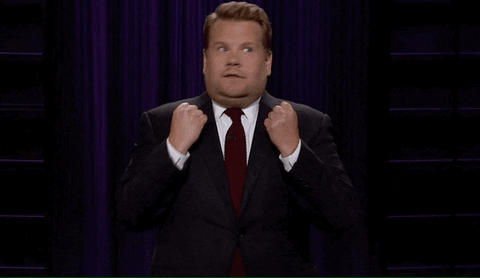 Scared Oh No GIF by The Late Late Show with James Corden