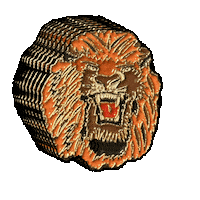 Wedding Lion Sticker by Pinned Pins