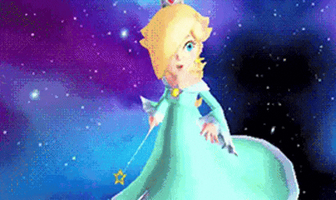 Super Mario Space GIF