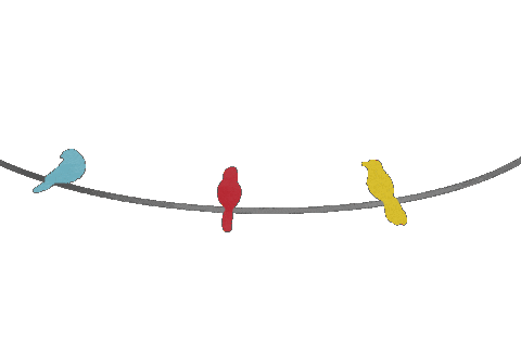 Blue Bird Sticker by katlyn boone