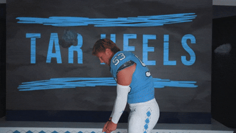 University Of North Carolina Football GIF by UNC Tar Heels