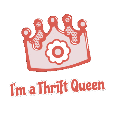 mid-centurymillennial giphyupload queen crown megan Sticker