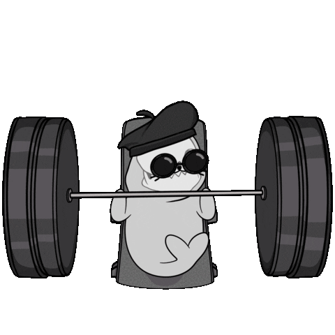 Work Out Fun Sticker by Sappy Seals Community