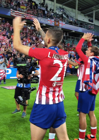 lucas hernandez applause GIF by Atlético de Madrid