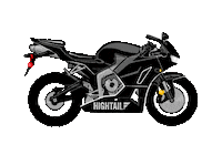 HightailHair speed motorcycle ninja honda Sticker