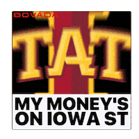 Iowa State Cyclones Sticker by Bovada