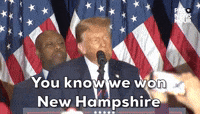 We won New Hampshire three times now.