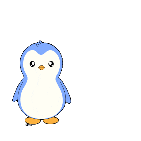 Artificial Intelligence Penguin Sticker by Pudgy Penguins