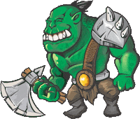 orcscave wow nerd geek warcraft Sticker
