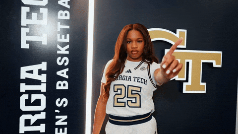 Womens Basketball Adidas GIF by Georgia Tech Yellow Jackets