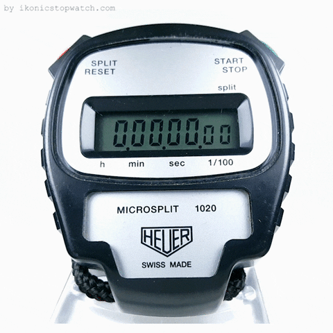 ikonicstopwatch timer stopwatch tag heuer heuer GIF