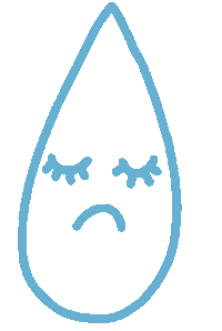 Sad Cry Sticker by Bodil Jane