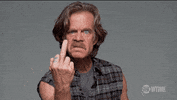 showtime showtime middle finger shameless frank gallagher GIF