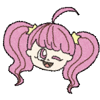 kiramuraryo kawaii japan かわいい 魔法少女 Sticker