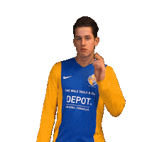blauwgeel football voetbal veghel zaterdagvoetbal Sticker