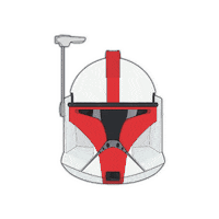 Clone Wars Helmet Sticker