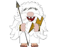 Father Sky Sticker