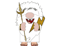 Father Sky Sticker