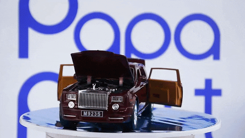 PapaRulit giphygifmaker phantom paparulit rolls-royce GIF