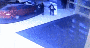 woman walking GIF