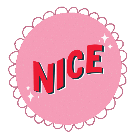 Pink And Red Sparkle Sticker