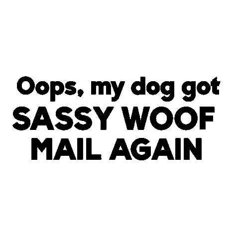 Unboxing Oops Sticker by Sassy Woof