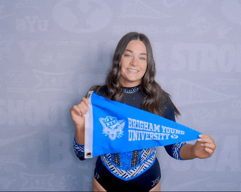 Gymnastics Melissa GIF by BYU Cougars